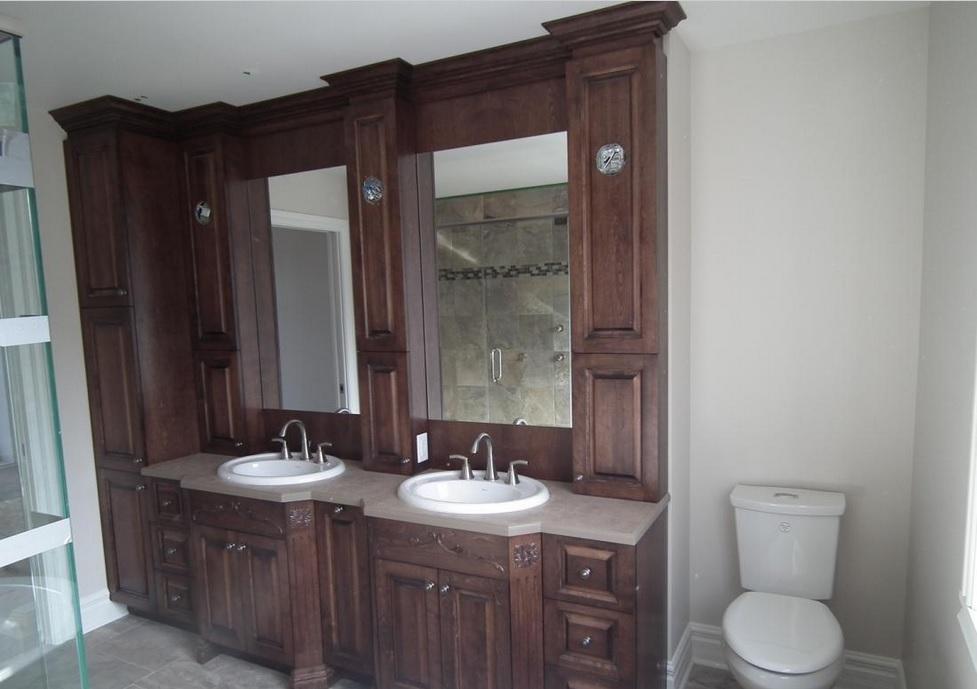 Armoire de cuisine Bromont Ebénisterie Clermont armoire de cuisine